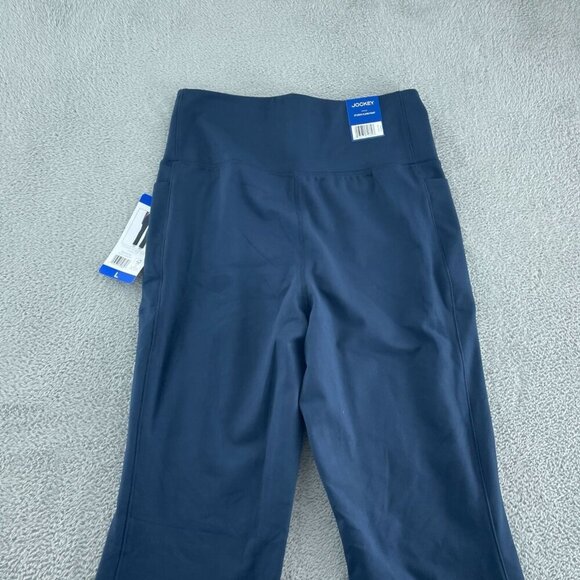 Jockey Studio Flare Pant Womens L Neo Navy NWT 1926 - Picture 3 of 12